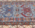 4x6 Ft Blue Gray Afghan Hand Knotted Kazak Wool Area Rug